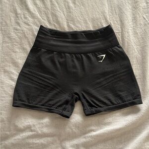 Gymshark Black Seamless High-Waisted Shorts